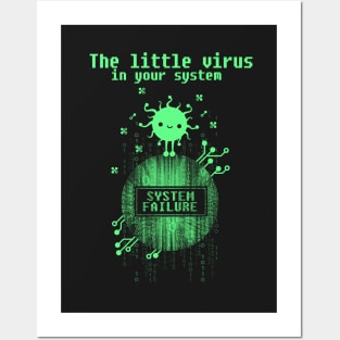 The little virus Posters and Art